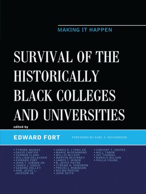cover image of Survival of the Historically Black Colleges and Universities